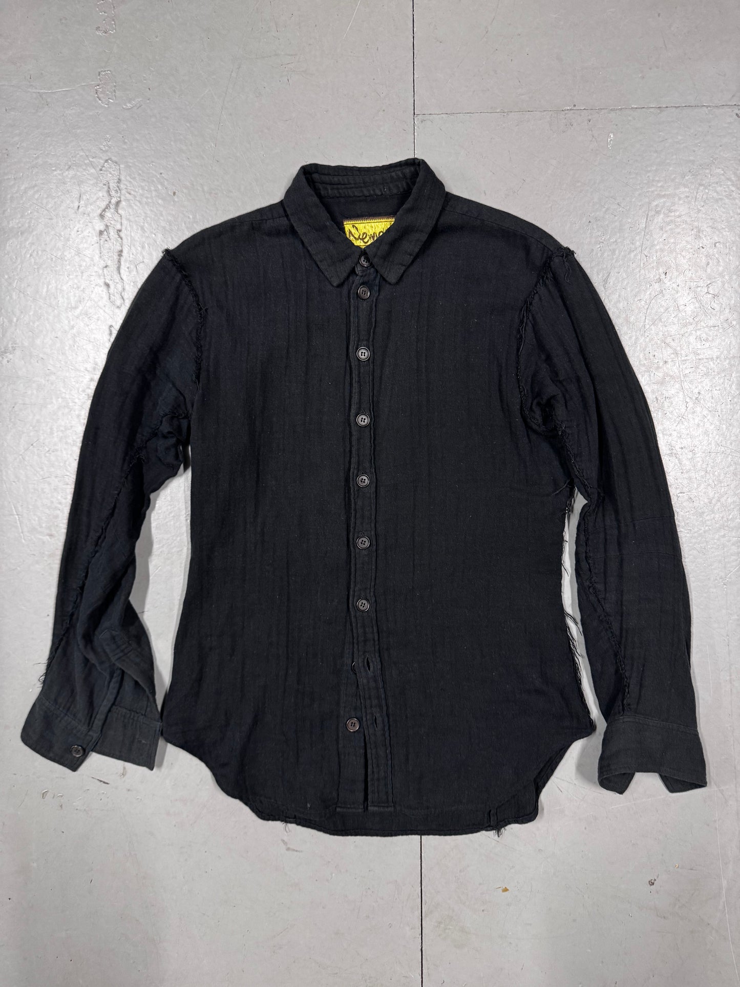 Christopher Nemeth Exposed Seam Gauze Shirt