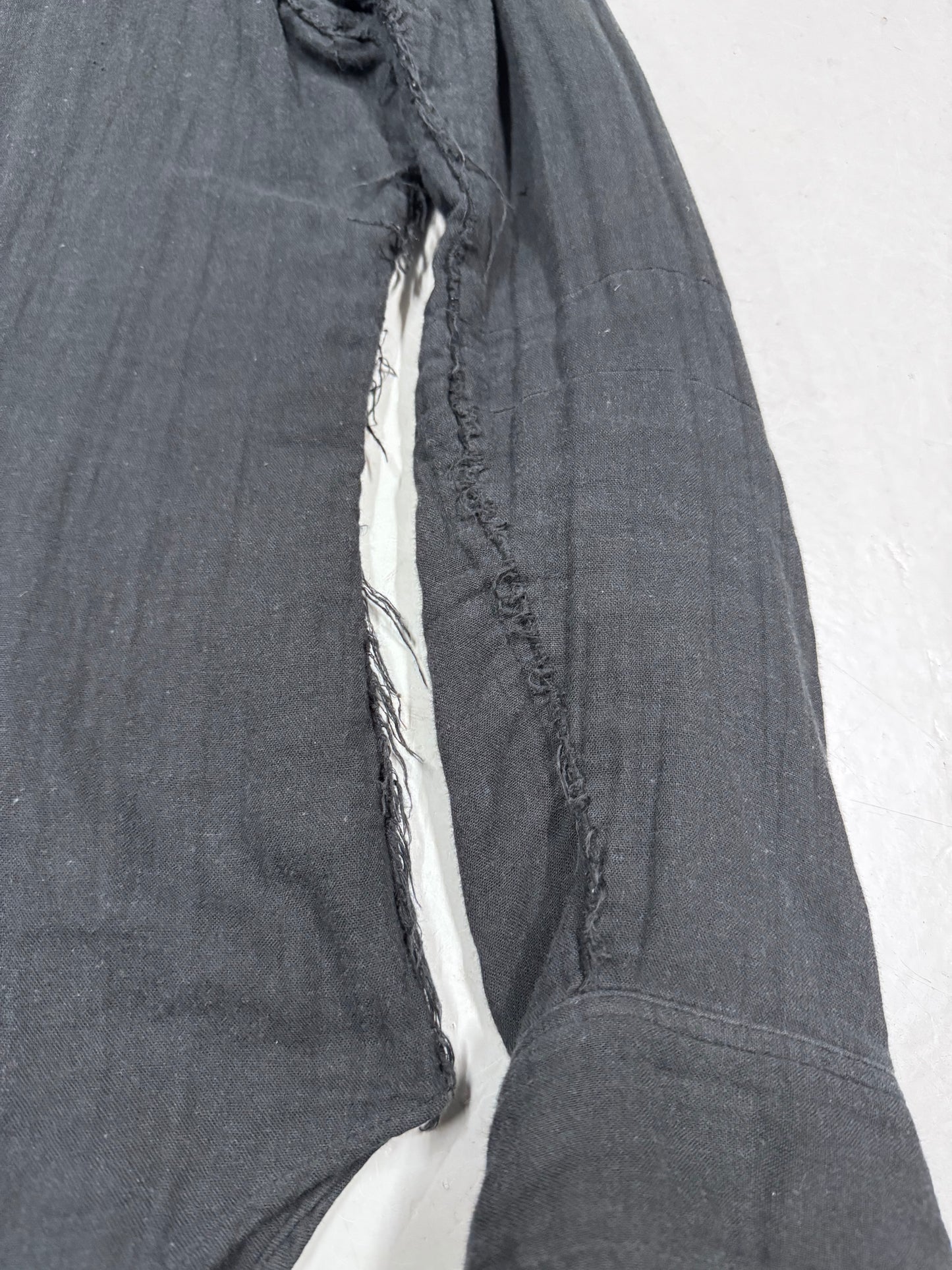 Christopher Nemeth Exposed Seam Gauze Shirt