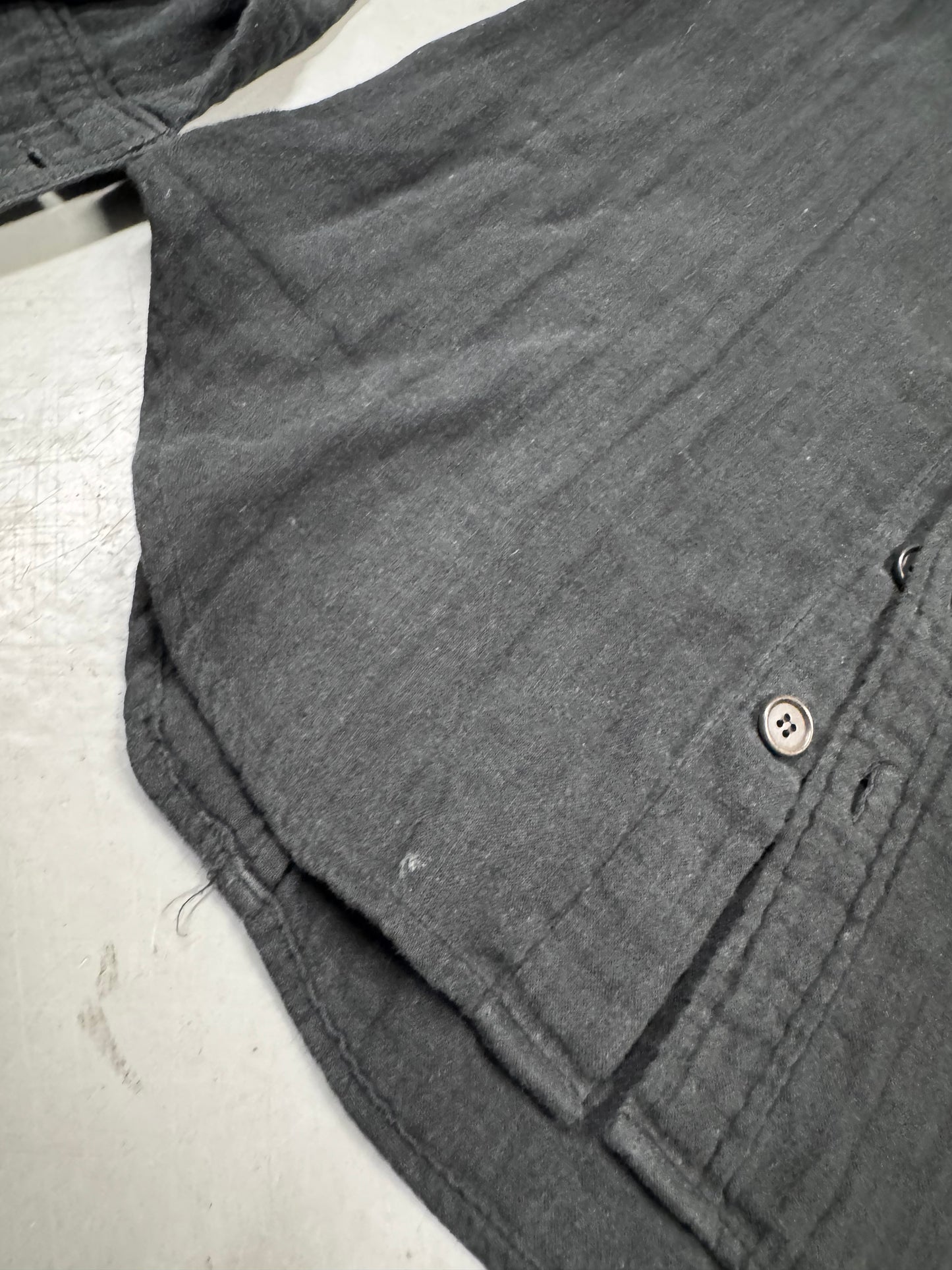 Christopher Nemeth Exposed Seam Gauze Shirt