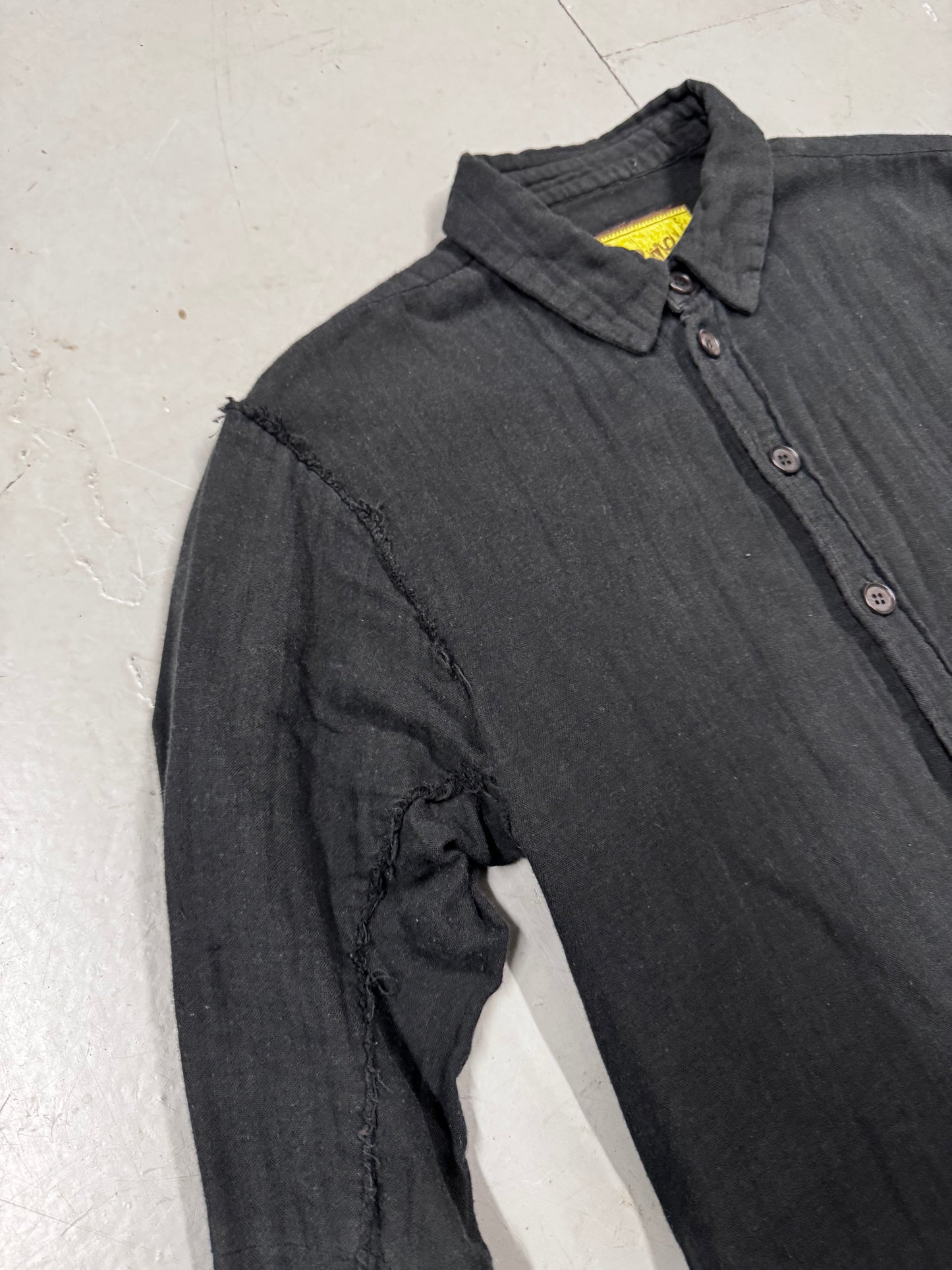 Christopher Nemeth Exposed Seam Gauze Shirt