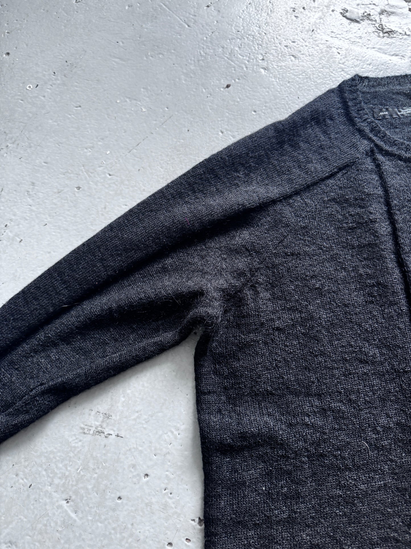 julius semi sheer 'edge' sweater