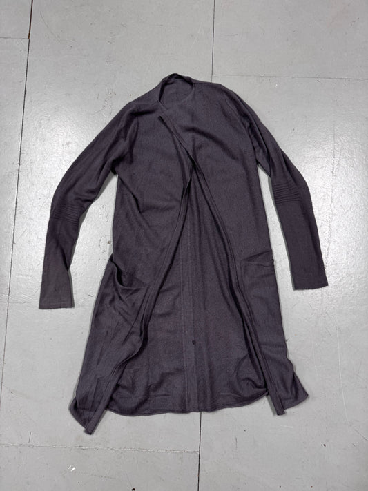 Rick Owens SS18 Dirt Cashmere Square Front Cardigan