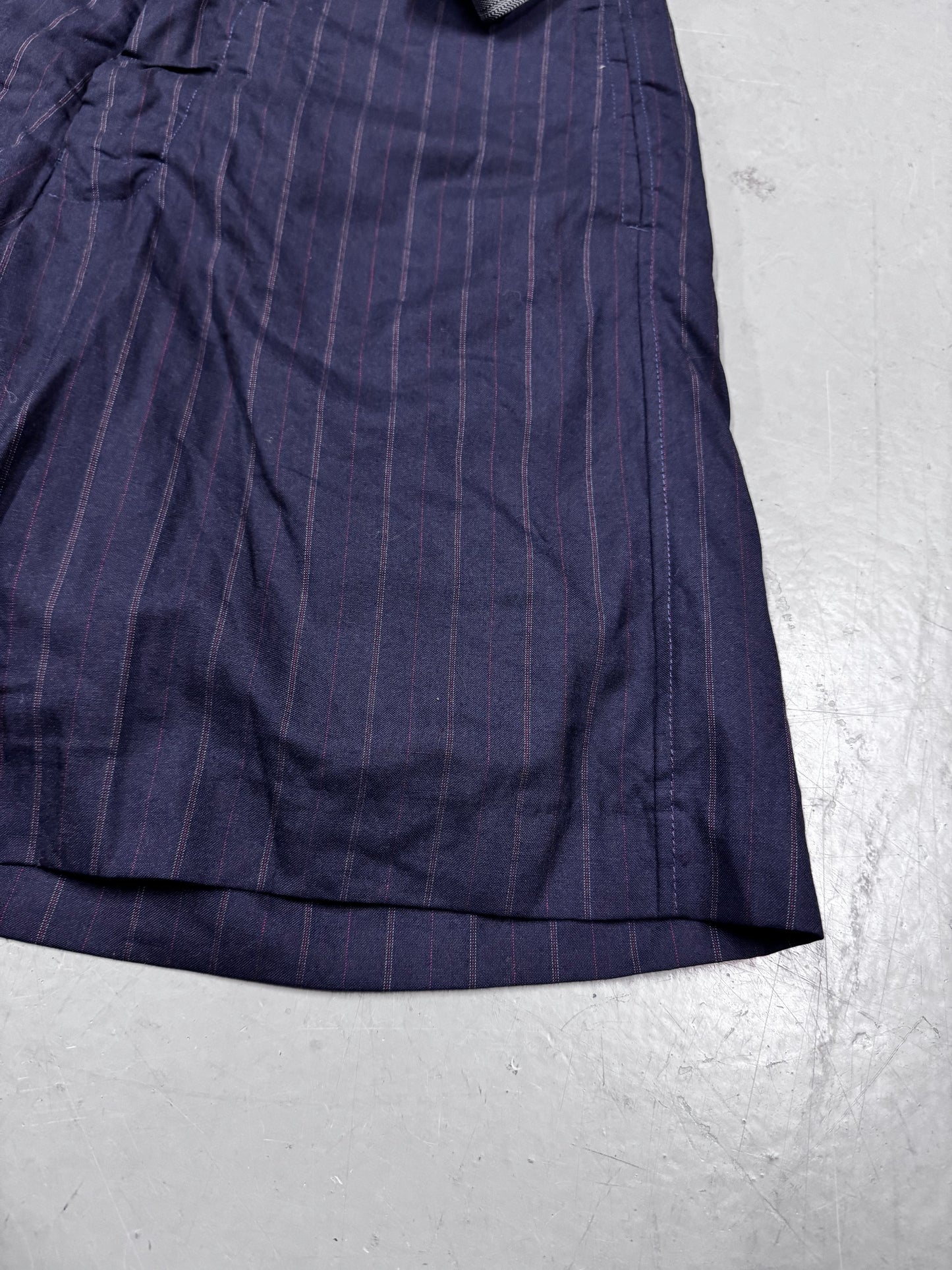 Paul Harnden Striped Suspender Shorts