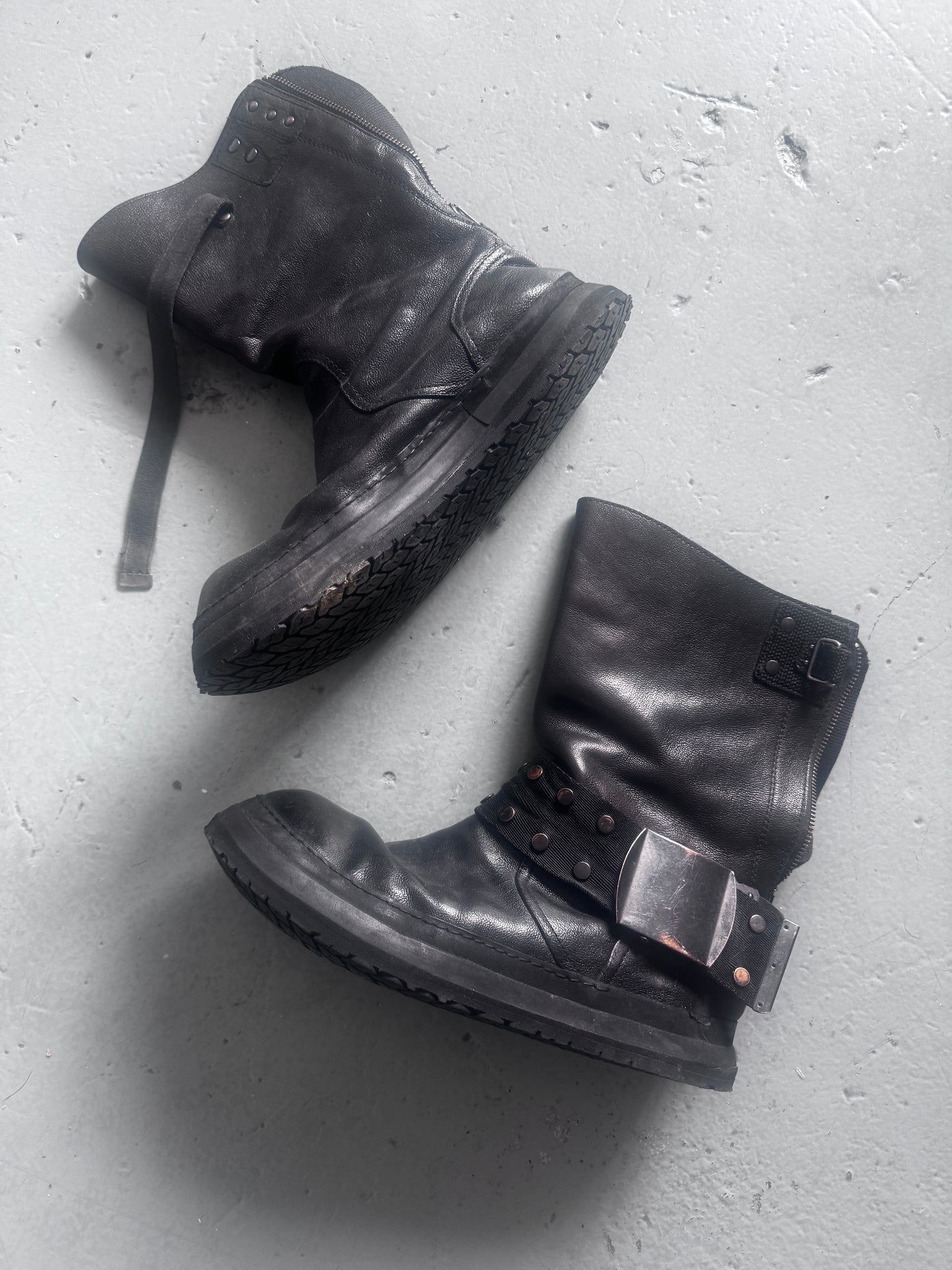 LGB Buckle Side Backzip Boot 9