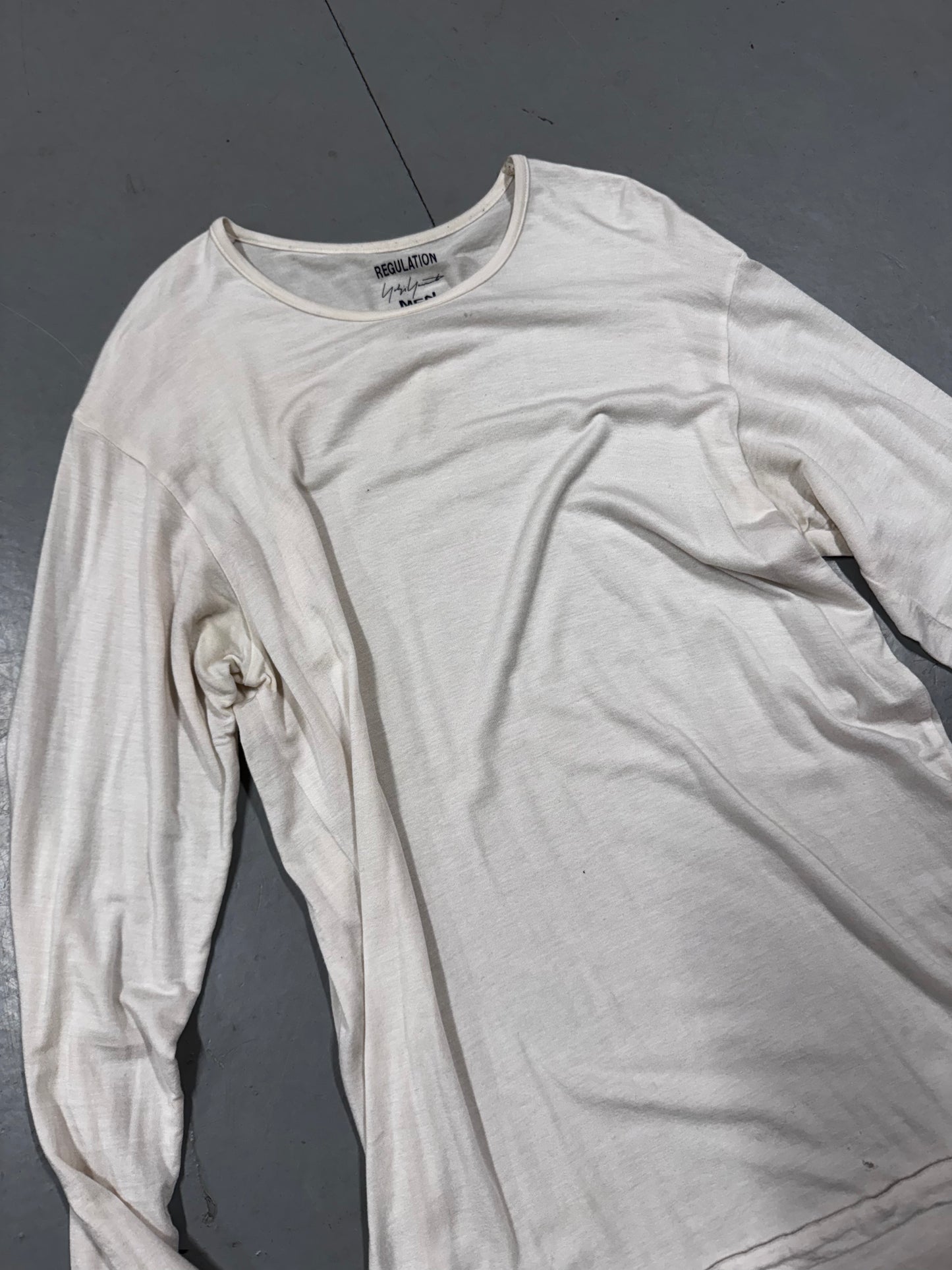 Yohji Yamamoto Regulation Double Hem Longsleeve