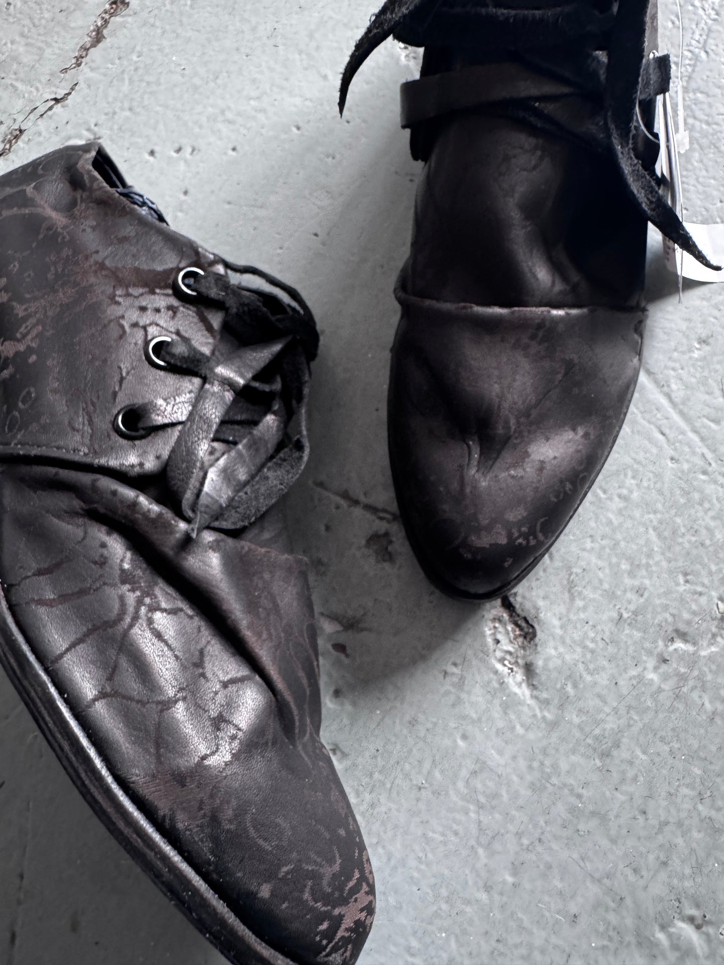 Atelier Inscrire x Yohji Yamamoto Scrunched Shoe