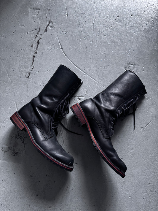comme ca high leg fold boot 10