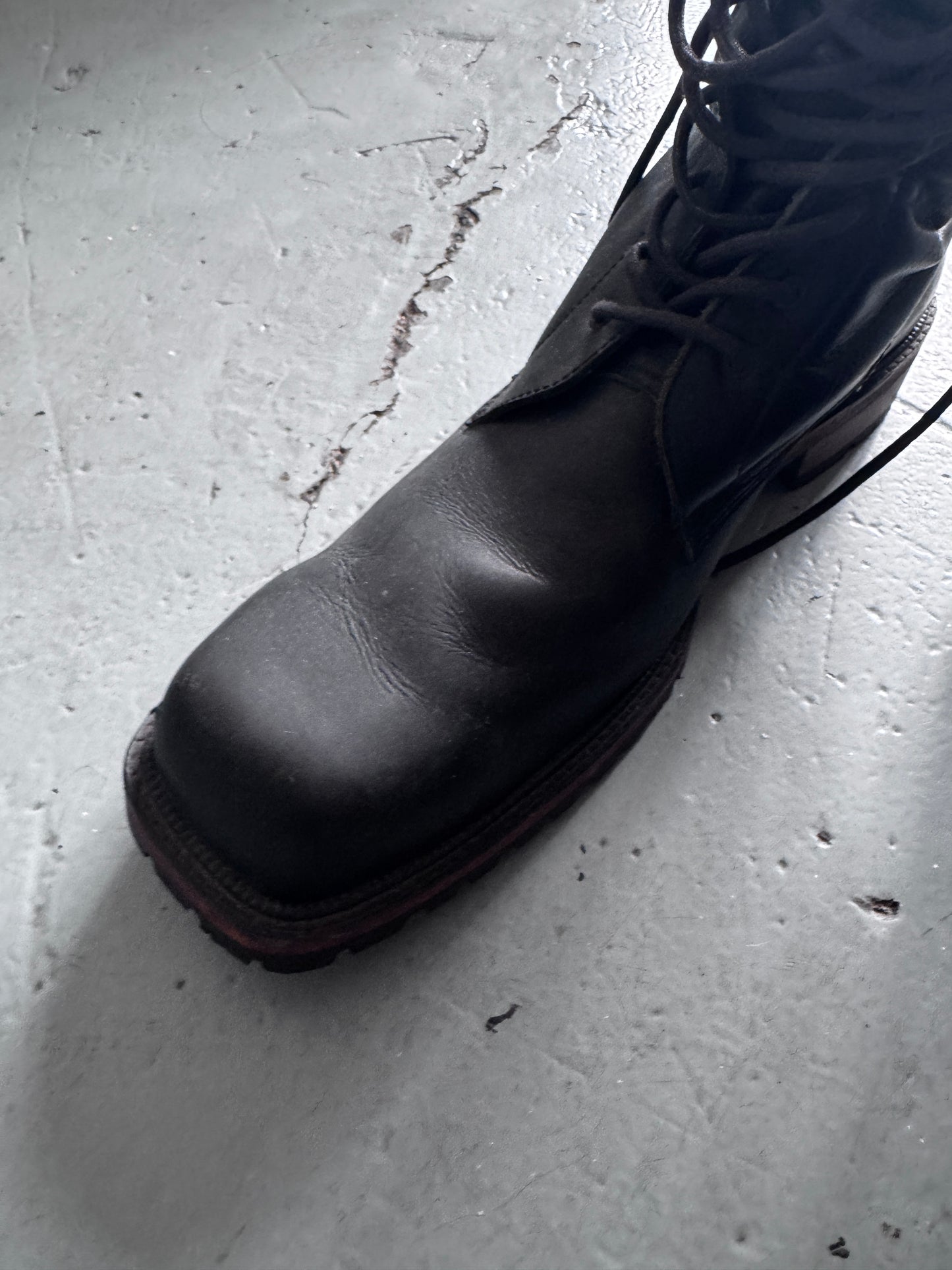comme ca high leg fold boot 10