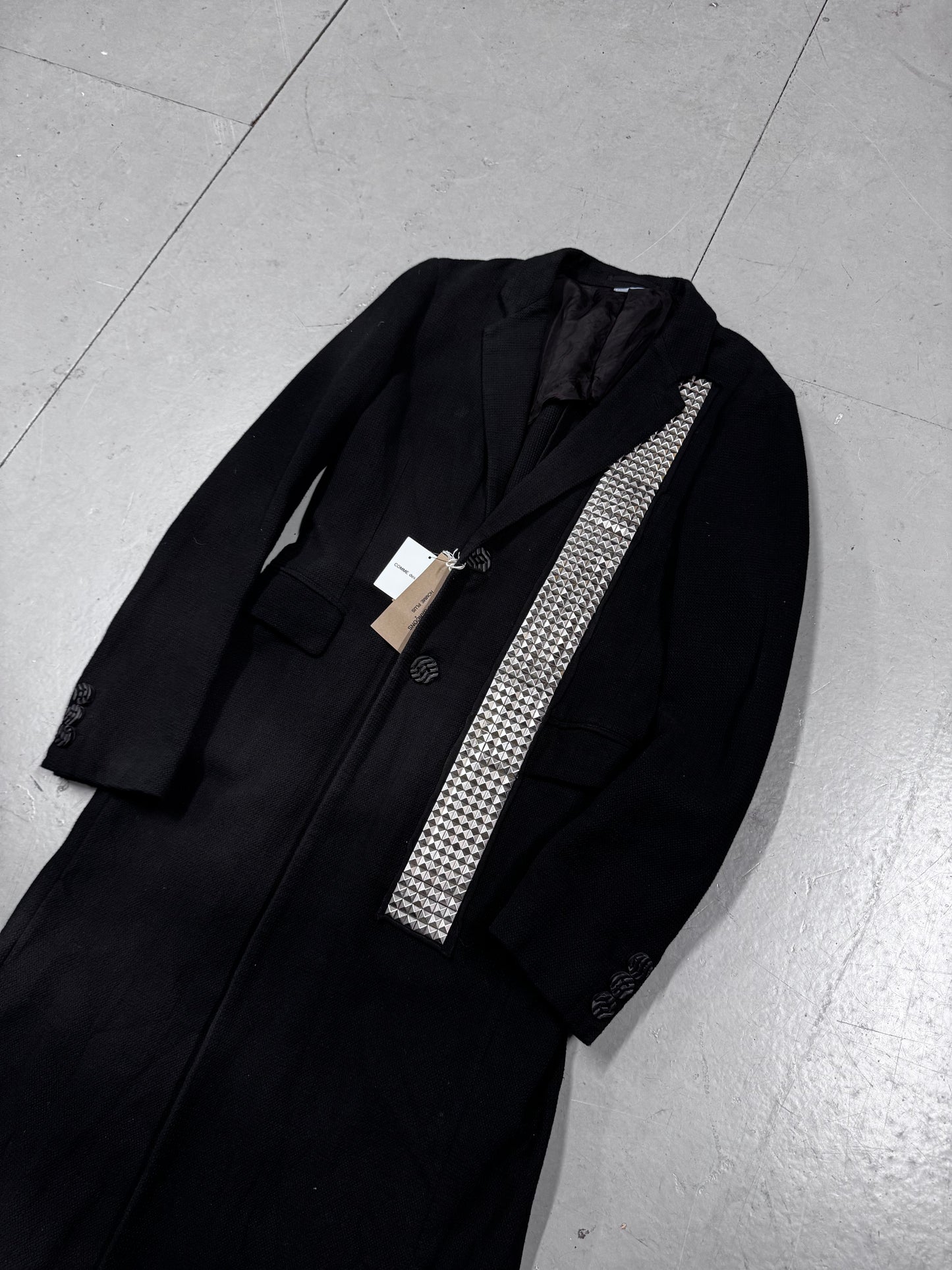 Comme Des Garcons Homme Plus Stud Long Coat