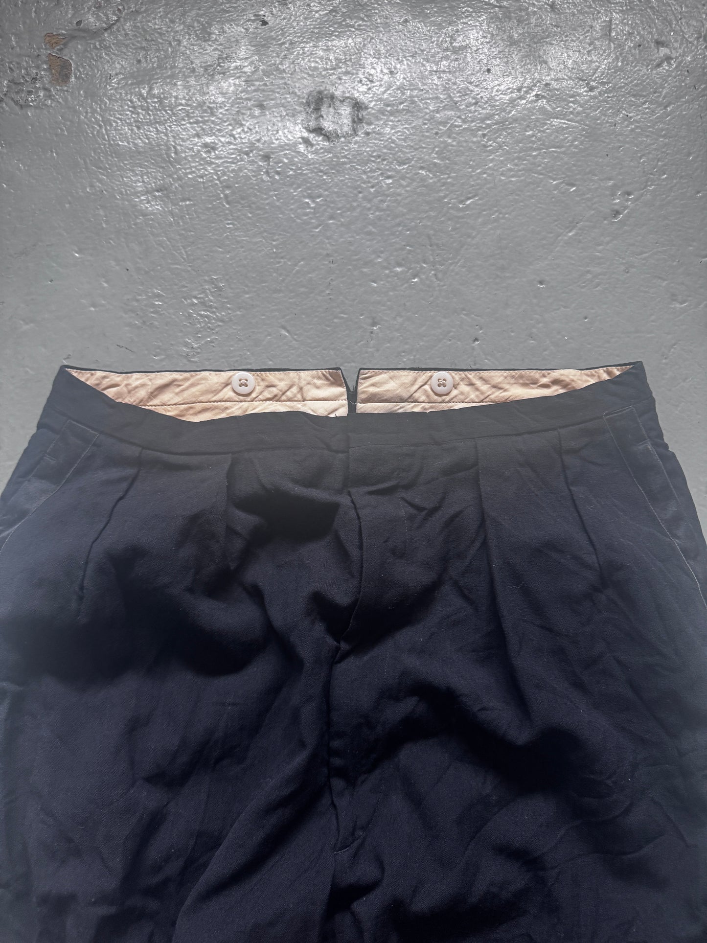 Vintage Military side striped wool trouser 34