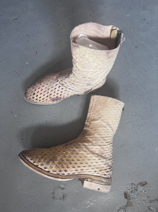 carol christian poell laser cut tornado boots 9