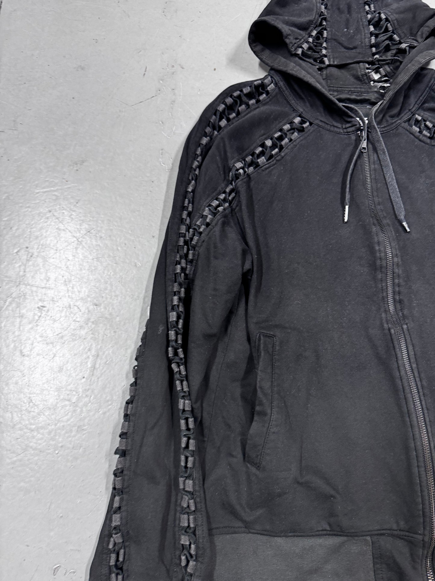 KTZ Lace Through Aviator Hoodie