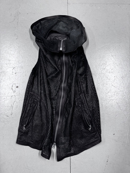 Isaac Sellam Experience Fold Collar Leather Vest